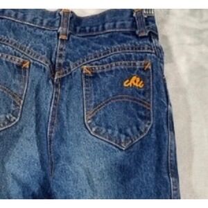 Vintage‎ Chic by h.i.s. Girls High Waisted Straight Leg Blue Denim Jeans Size 8